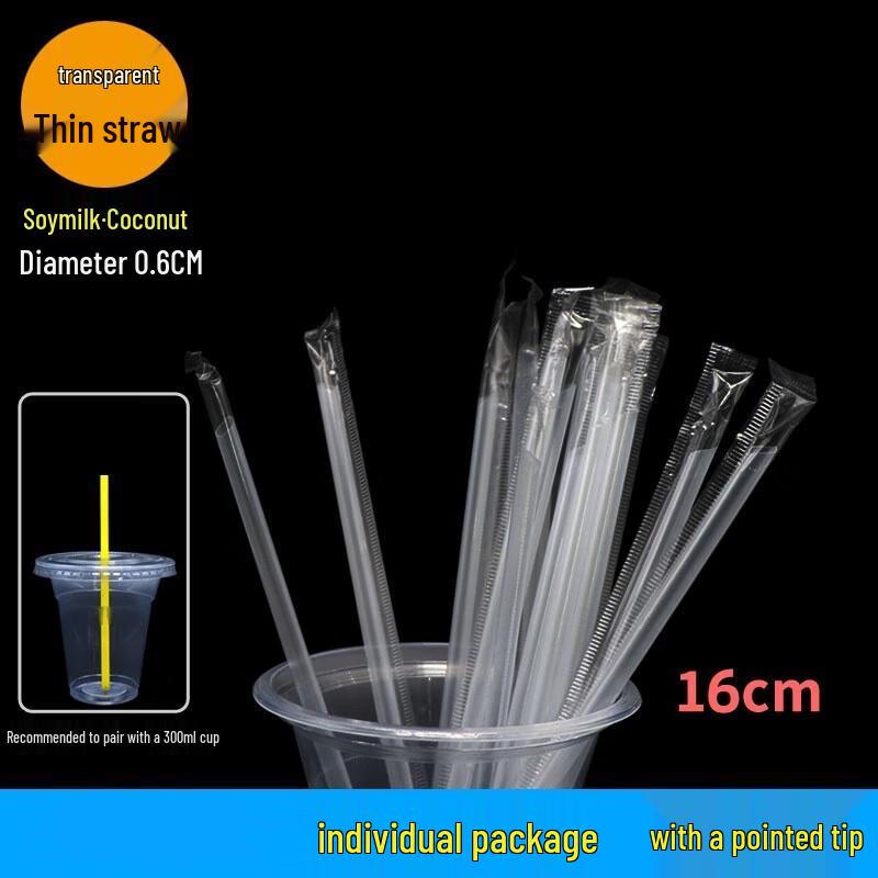 Individually Wrapped PP Disposable Straws