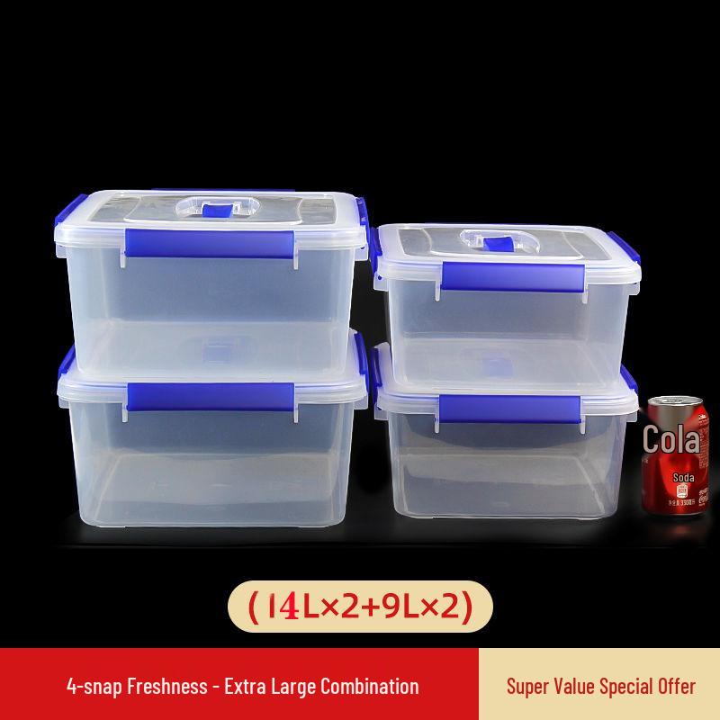 DMPP Transparent Portable Food Storage Container Set