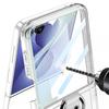 Samsung Z Flip8 Transparente Faltbare Handyhülle mit Fingerring - Frische PC-Schutzhülle