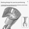 6 Piece L Shape Wrench Set 12mm to 19mm for Car Maintenance Applications Made of Solid 45# Steel for Long Lasting Use