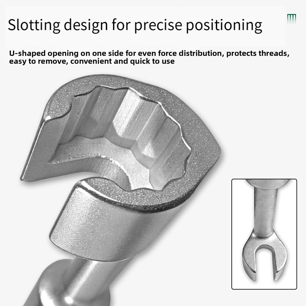 6 Piece L Shape Wrench Set 12mm to 19mm for Car Maintenance Applications Made of Solid 45# Steel for Long Lasting Use