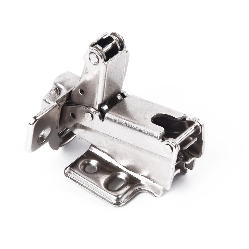 1 Stück Edelstahl Schranktürscharniere Hydraulische Dämpfer Puffer Soft Close Leise Kleiderschranktür Verdeckte Scharniere Mit Schrauben