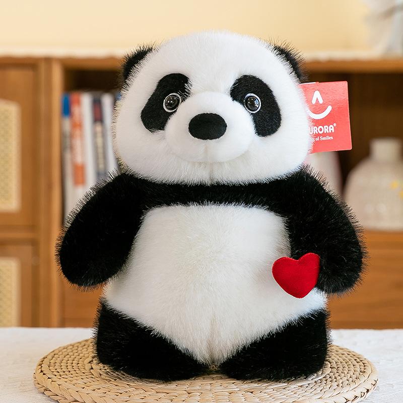 Soft and Cute Heart-warming Panda Plush Toys To Send Girlfriends To Chinese Valentine's Day Gifts To Express Love for Bear Dolls