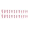 Long Ballet Pink Tender Diamond Crystal Butterfly Nail Art Diamond Wear Nail Piece Fairy Girl Fake Nail Nails