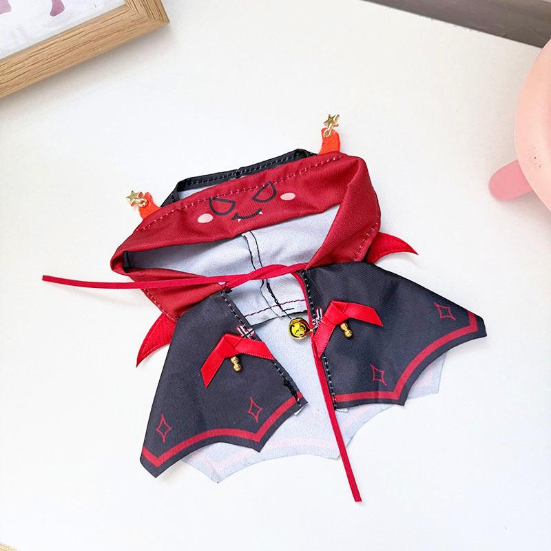 

Suitable for Labubu handmade clothes, children s clothes, Halloween small devil cloaks, handmade clothing decorations