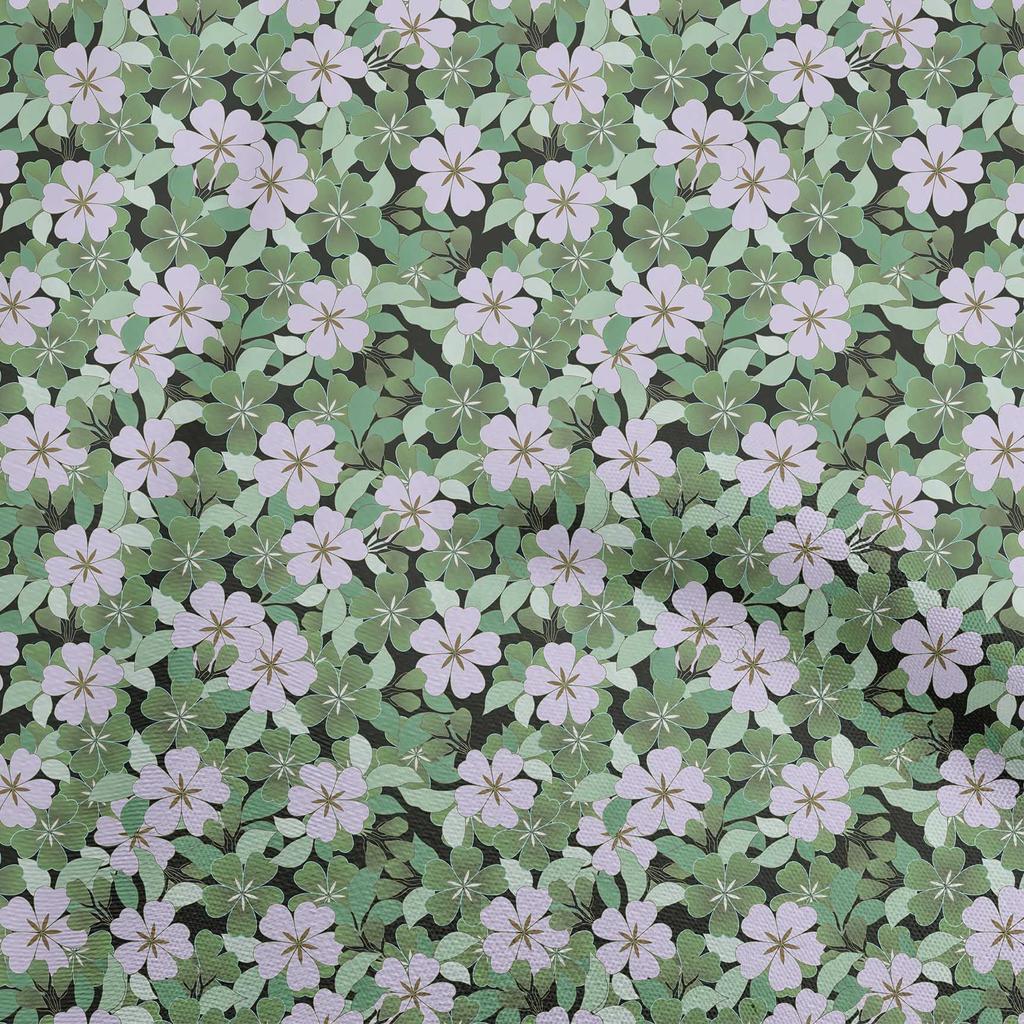oneOone Cotton Flex Brown Fabric Floral Retro Sewing Craft Projects Fabric Prints By Yard 40 Inch