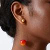 Vnox Statement Schattige Kersen Oorbellen voor Vrouwen Hoge Kwaliteit Roestvrij Staal Hangende Oorbellen Sieraden Cadeaus