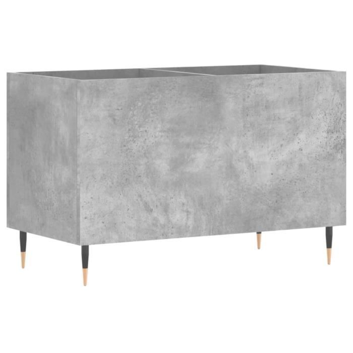VidaXL Record Cabinet Concrete Grey 74.5x38x48 Cm Engineered Wood 831720