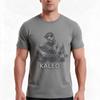KALEO T-Shirt Sommer Lässig Baumwolle T-Shirt Übergroß Streetwear Oberteile Vintage Grafikdruck Lockerer Schnitt Kurzarm 100% Baumwolle