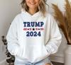 Donald Trump 2024 USA Election America Men Women Unisex Hoodie, Trump 2024(hod)