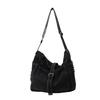 Korean version of casual large-capacity underarm bag women's bag 2025 new simple denim bag fashion messenger shoulder bag