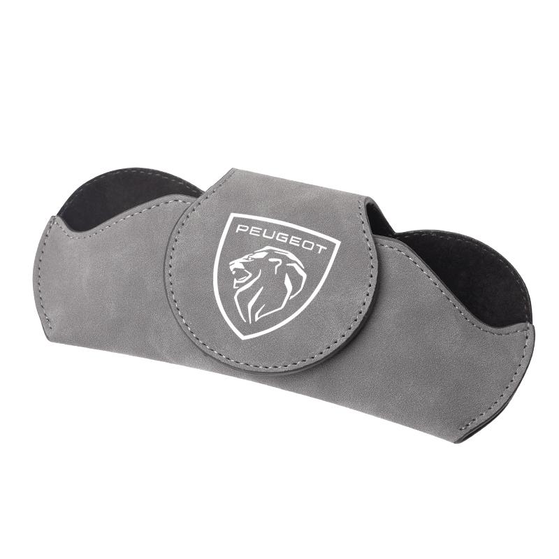 Car Sun Visor Glasses Clip Auto Case Sunglasses Holder For Peugeot 408 4008 308 3008 5008 508 2008 208 301 309 /Car Tire Valve