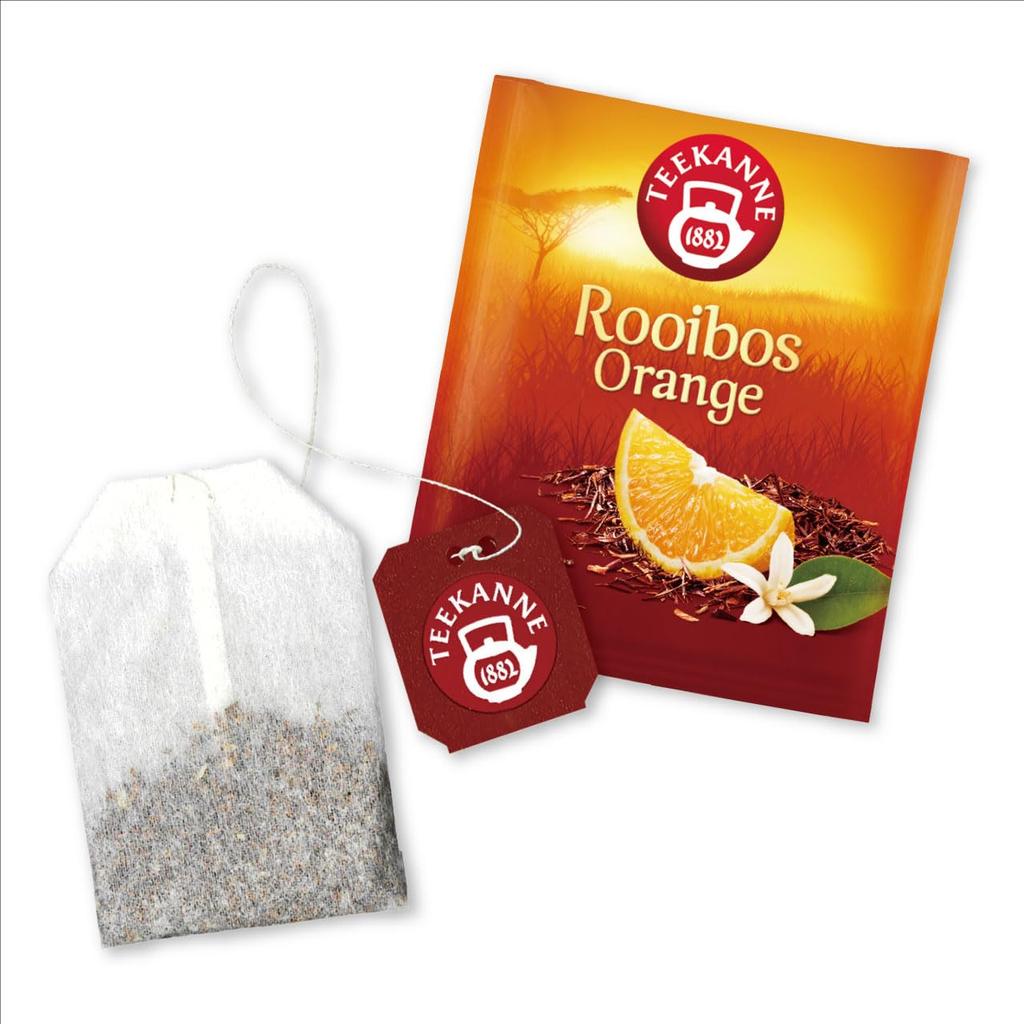 Pompadour Rooibos Tea Sweet Orange 20 Tea Bags 71078 X 10 Sets