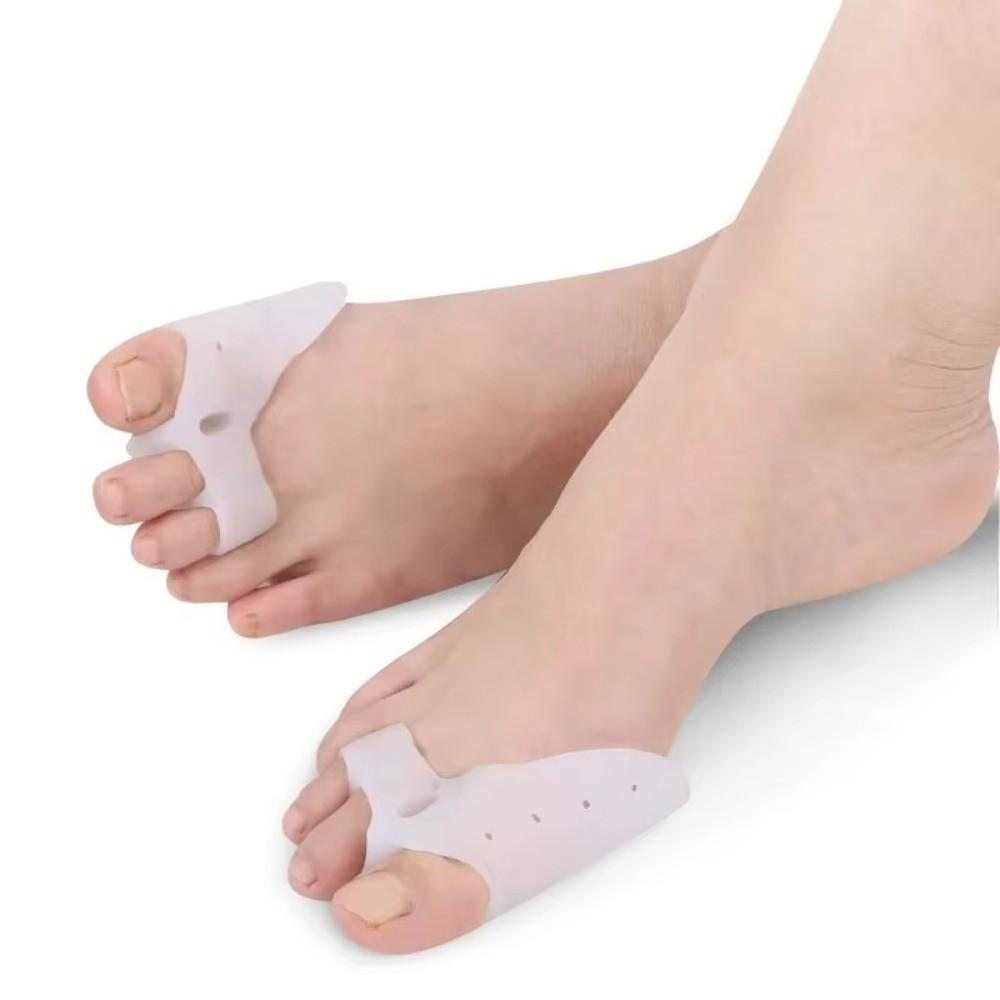2Pcs Forefoot Pads Foot Care Tool Silicone Bone Big Toe Protector Hallux Valgus Straightener