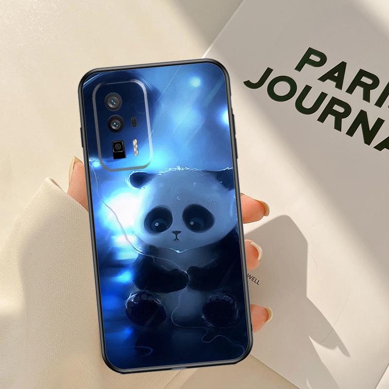 Panda Cute Case For Xiaomi 14 15 Ultra 13T 14T 15T Pro 17 Pro Max POCO X7 Pro X3 X5 X6 F5 F6 F7 F8 Coque