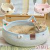 Washable Pet Bed Breathable Weave Cat Nest New Braided Cat Bed for Cats and Dogs