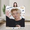 Singer TTAEYANG  Flannel Blanket  Super Warm Bedding Throws for Outdoor Travel Office Street Trend Bedspread Sofa Bed Cover
