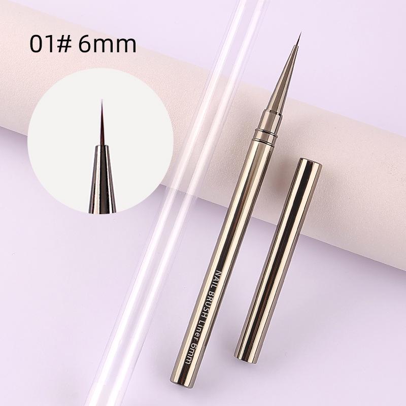 Nail Art Liner Pen Set: Ultra-Fine 9mm & 12mm for Detailed Painting and Outlining