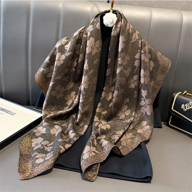 

Высококлассный и Элегантный Универсальный Шаль для Кондиционированного Помещения Снаружи для Женщин Летом Офисный Сон Теплый Большой Шарф для Женщин