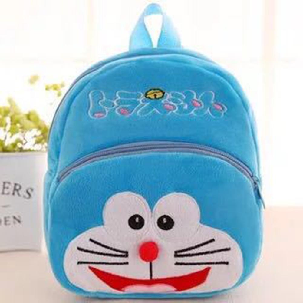 Kid School Bag Backpack Kindergarten Bag Toddler Cute Cartoon Plush Fabric Backpack For Girls Boys Travel School