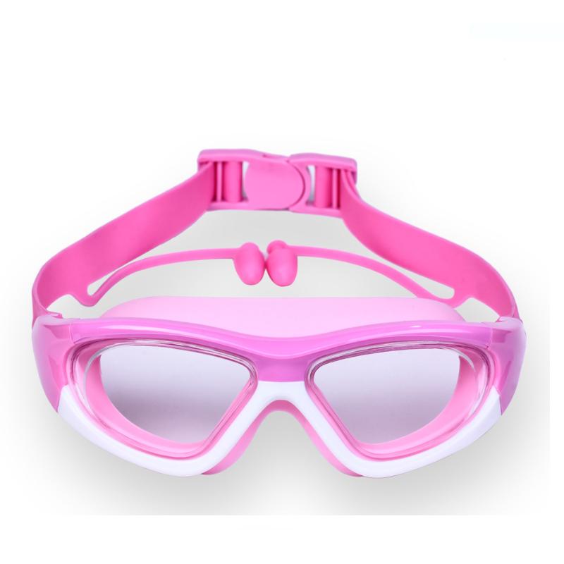 Children's Swimming Goggles Male And Female Anti Fog And Waterproof Large Frame Diving Goggles Student Swimming Equipment