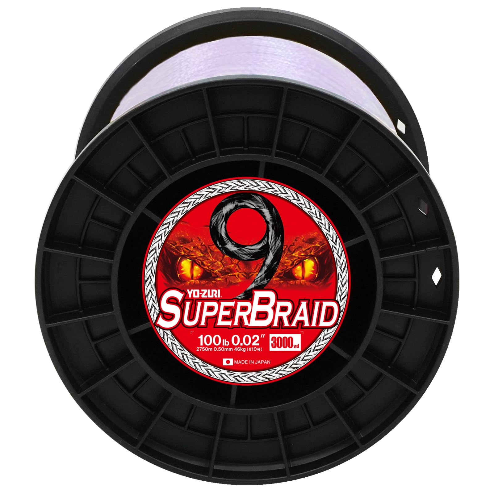 

PE Line Super Braid 9 3000YDS 100Lbs White YO-ZURI Color белый