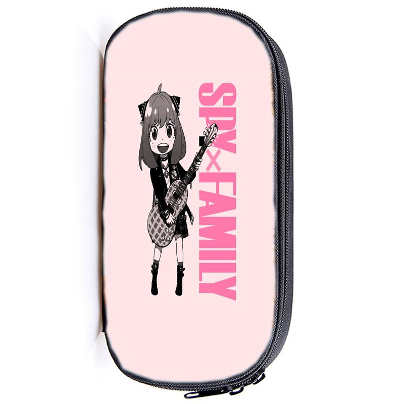 Spy X Family Pencil Case Anya Forger Multifunction Pencil Pouch School Supplies Pen Case Stationery Pencilcase