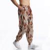Pantaloni Casual da Uomo Estate Autunno Pantaloni con Stampa Farfalle Vestibilità Larga Vita Elastica con Coulisse Alla Moda e Comodi