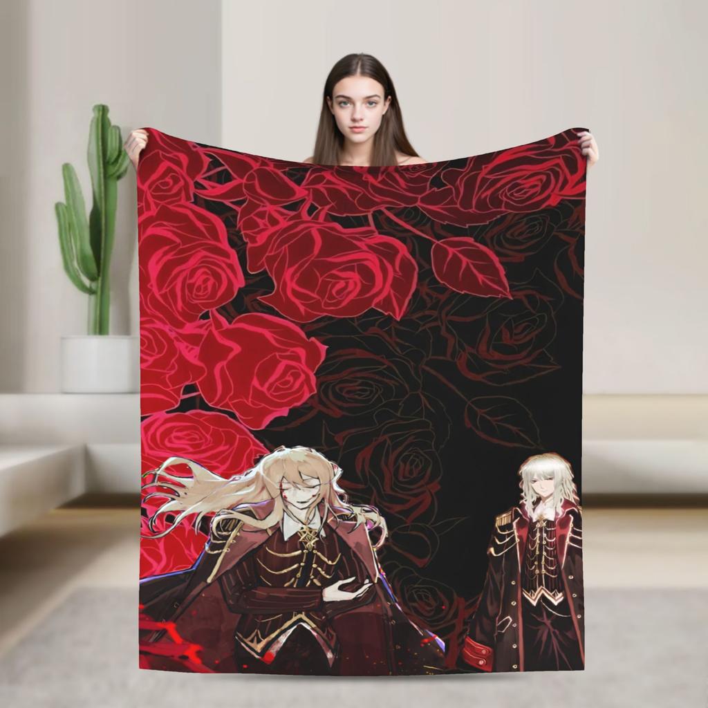 Limbus Company Project Moon Blanket Super Soft Fleece Cute Present  Throw Blankets Bedspread