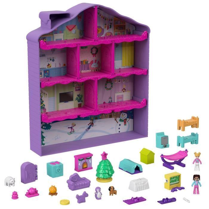 Calendrier de l'Avent Polly Pocket - poupée mini-univers - 4 ans et +