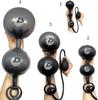 Inflatable Anal Plug with Steel Balls Prostate Massager G-spot Clit Stimulator Adult Toys for Men