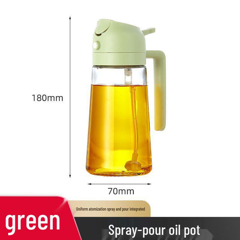 Automatic Oil Sprayer: Atomizes and sprays thickened edible oil, perfect for the kitchen without using excess oil.