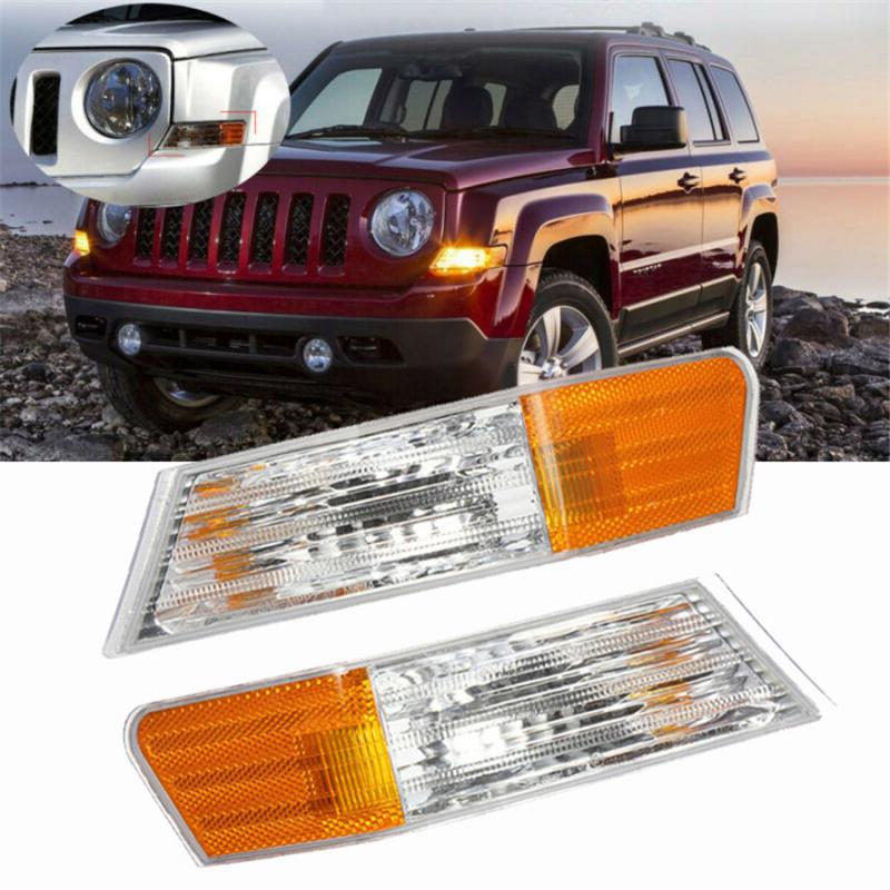 For Jeep Patriot 2007-2014 Front L&R Parking Turn Signal Light Lamp Housing 2X