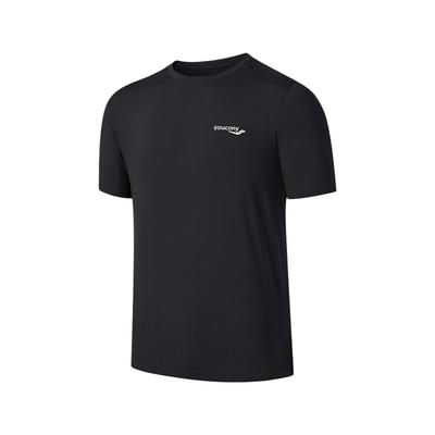 Urban Life Round Neck Knitted Pullover Short Sleeve T-Shirt Men Tops SA2260ST62L-BK001