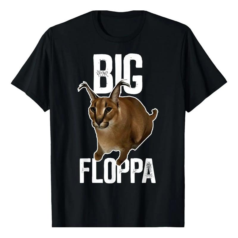 Camiseta Big Floppa Caracal Cat Meme Para Hombres, Mujeres Y S