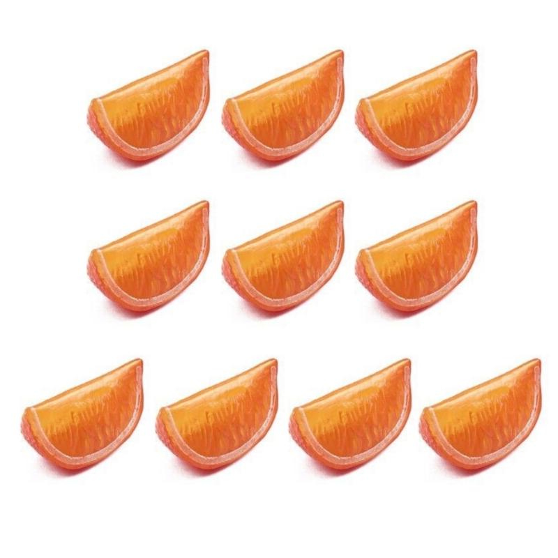Set of 10 Artificial Lemon Block Lemon Model for Photography House Kitchen Plastic Fruit Fun and Natural Beauty
