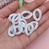 50Pcs 17*24mm Jewelry Making Loose Beads DIY Findings Twist Chain Wholesale Necklace Bracelet Pendant Keychain