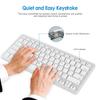 Ultra-Slim 78 Keys Wireless Bluetooth-Compatible Keyboard For Air For Ipad Mini Keyboards For Mac Computer PC Macbook Wholesale