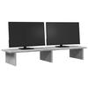 Monitor Stand Concrete Grey 100 X 27 X 15 Cm Particleboard