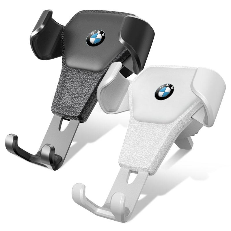 Tyngdekraft Bilmerke Telefonholder Brakett Luftklemme Feste Stativ Tilbehør For BMW M Power F10 F31 E36 E39 E87 E90 X3 X5 X1 E46 E90 F20 Z4