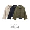 Kaslead New Arrival Women's Clothing Fashion Style Fashion Minimalist Pure Color Loose Felt Outwear 1228436