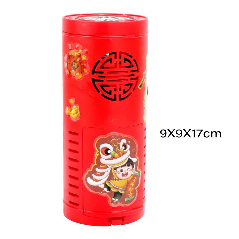 Automatic Firework Bubble Machine Blowing Colorful Bubbles with Dynamic Music Light Bubble Toy for Kids Party Christmas Gift