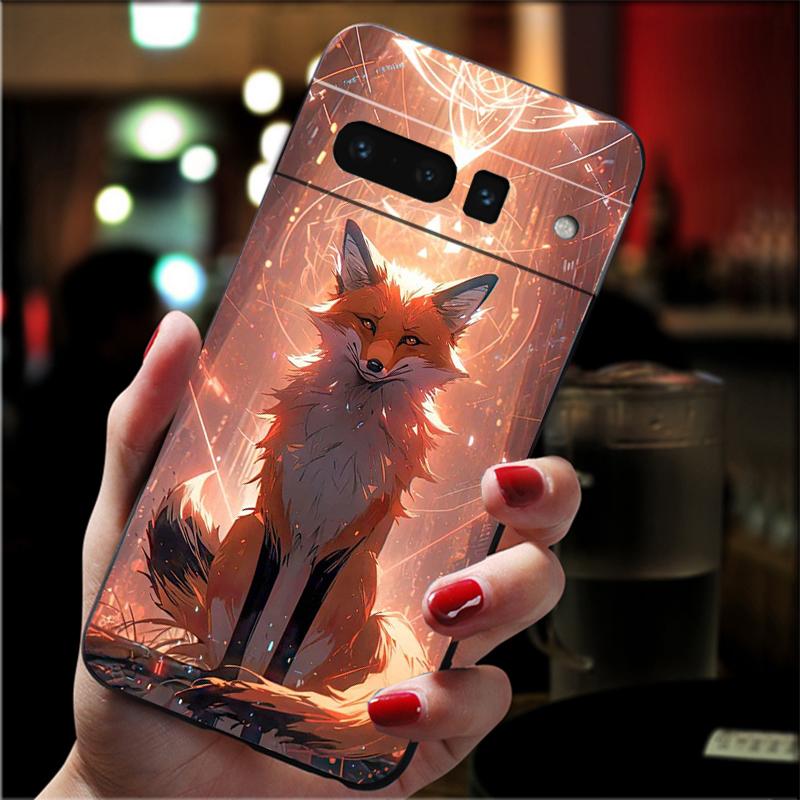 Phone Case For Google Pixel 10 9 Pro XL 9A 8 7 6 Pro Pixel 8A 7A 6A Pixel 8 7 6 5 Cute Fox