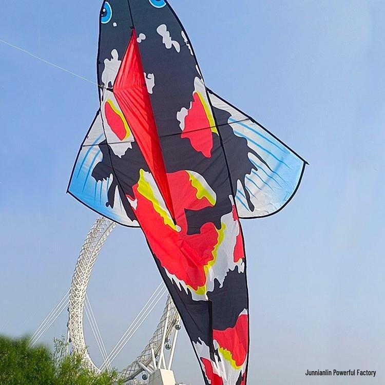 Erwachsenen-Roter Feifei Koi-Drachen – Großer chinesischer Bambus-Goldfisch für leichten Wind