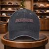 Unisexs Black Background Knocked Loose Letter Baseball Cap Outdoor Fashion Adjustable Casual Hat Urban Style Lightweight Fashi