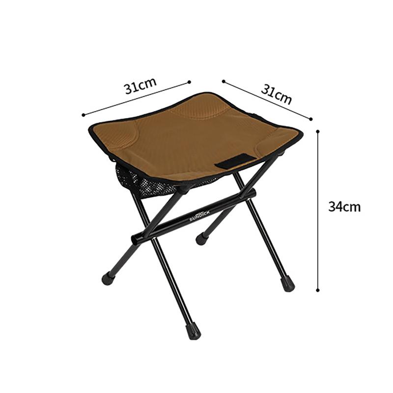 Camping Portable Folding Stools, Outdoor Telescopic Portable Folding Chair, Light Beach Chair, For