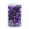 34PCS Christmas Ball Ornament Shatterproof Christmas Ornament Tree Ball 40mm Red