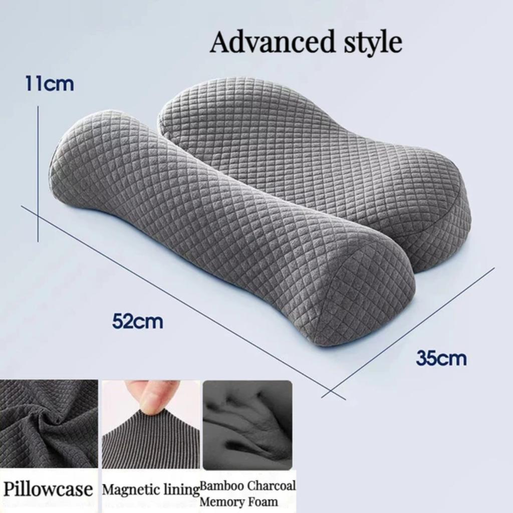 New Upgrade Your Comfort with Luxuriously Soft Orthopedic Memory Foam Cervical Cushion - Ergonomically Designed for Superior Sup