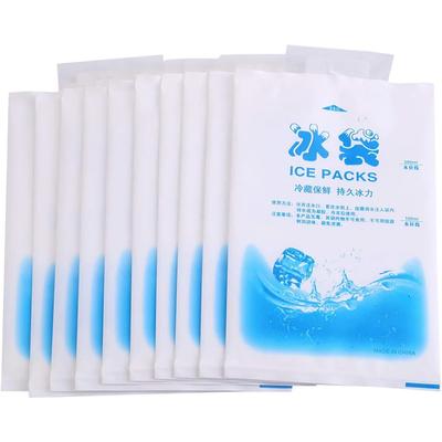 50PCS Bolsas de Hielo de Gel Reutilizables Compresas Frías para Lesiones Alivio del Dolor Seguras Ecológicas Bolsas de Gel Calientes y Frías enfriador de cerveza