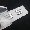 1Pc ABS TURBO 4MATIC Car Trunk Letters Emblem Badge Logo Stickers Accessories For A 35 45 AMG W177 W176 A35 A45 A45S